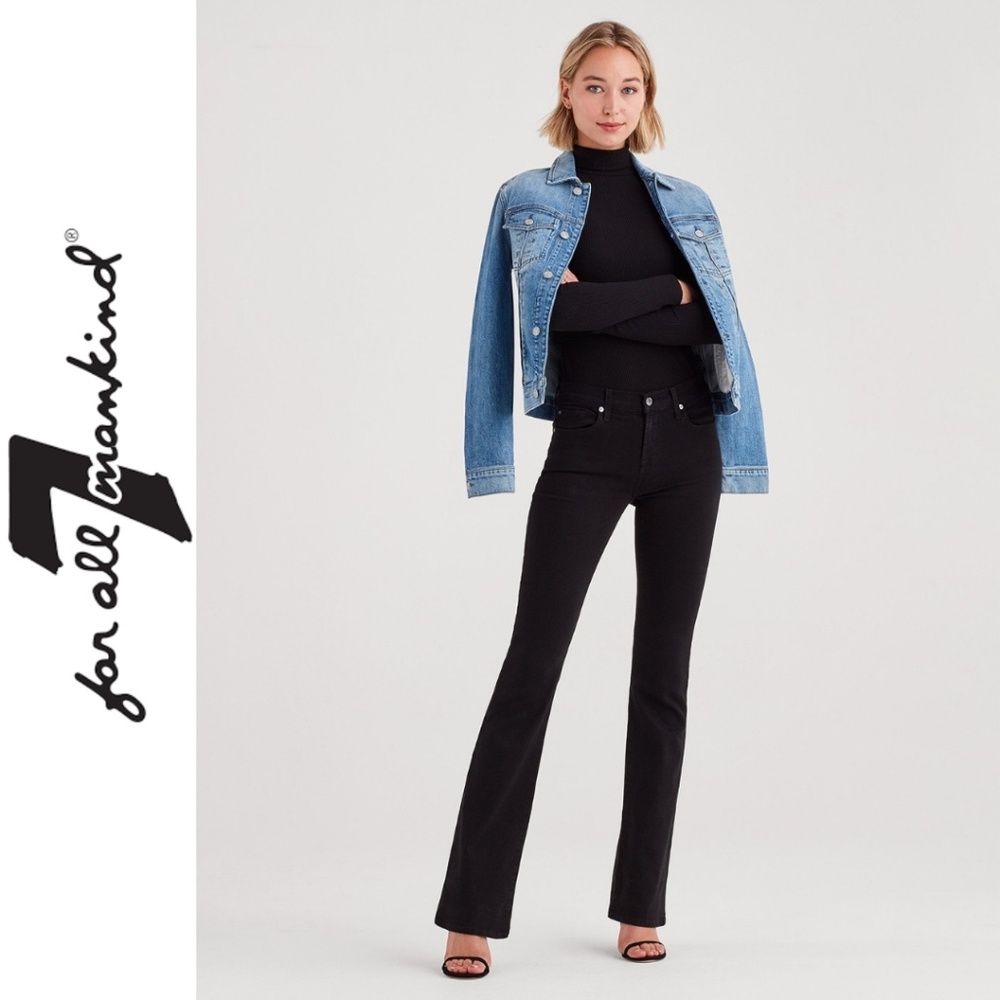 7 FOR ALL MANKIND DOJO Black Jeans 29